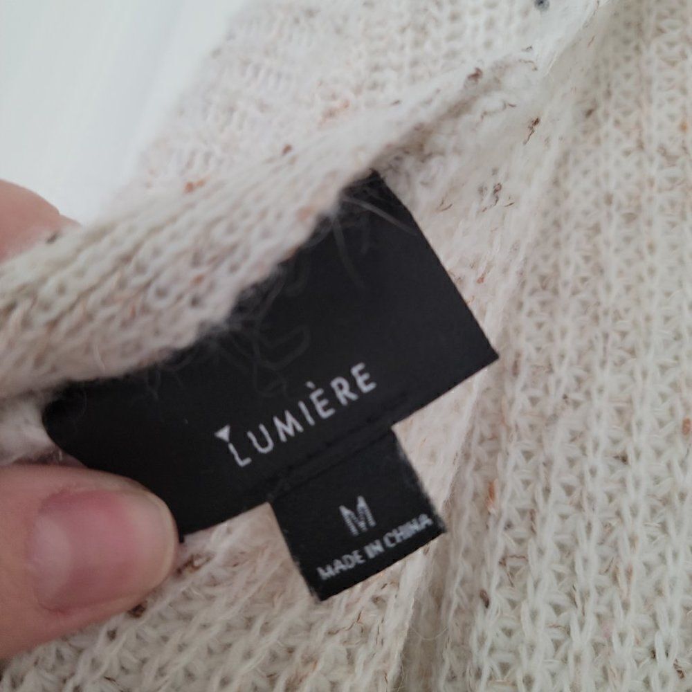 Lumiere open back  sweater size M‎ - Picture 3 of 6